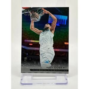 2024-25 Panini Photogenic Rudy Gobert Silver Refractor 58/99 SP Timberwolves